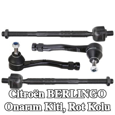 RIDEX Onarım Kiti, bağlantı çubuğu Ön Aks Sol, Ön Aks Sağ, aks mafsalı ile birlikte — Citroën Berlingo