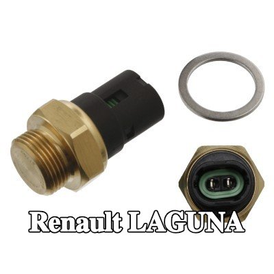FEBI BILSTEIN مفتاح درجة الحرارة, مروحة المبرد مع حلقة مانعة للتسرب — 2000 Renault Laguna