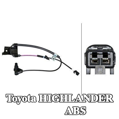 HELLA مستشعر ABS للمحور الخلفي, مع مشبك — 2011 Toyota Highlander