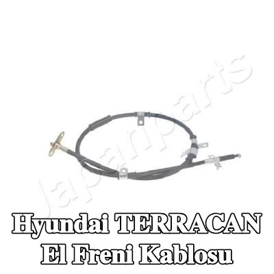 JAPANPARTS El freni kablosu Sol Arka — Hyundai Terracan