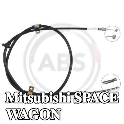 A.B.S. كابل فرامل اليد 2010mm — 1997 Mitsubishi Space Wagon