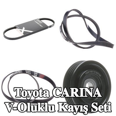 RIDEX V-Oluklu Kayış Seti — Toyota Carina