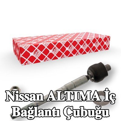 FEBI BILSTEIN İç bağlantı çubuğu OE Turbo YENİ, Sol Ön Aks, Ön Aks Sağ, 225mm, karşı somunlu — Nissan Altima