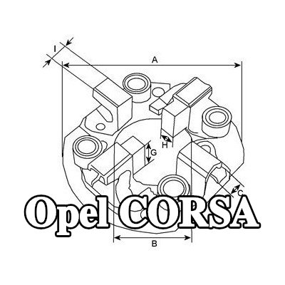 HC-Cargo الدوار، المولد — Opel Corsa