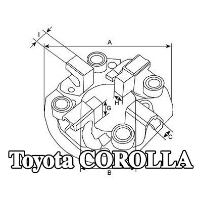 HC-Cargo الدوار، المولد — 1990 Toyota Corolla