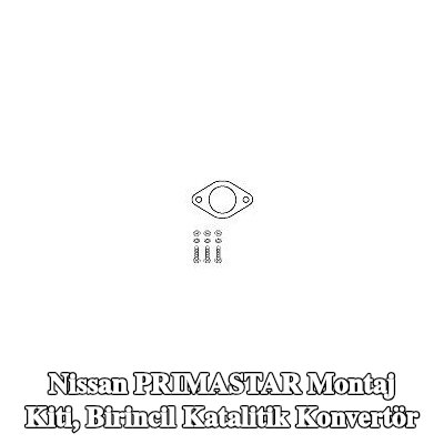 HJS Montaj Kiti, birincil katalitik konvertör — Nissan Primastar