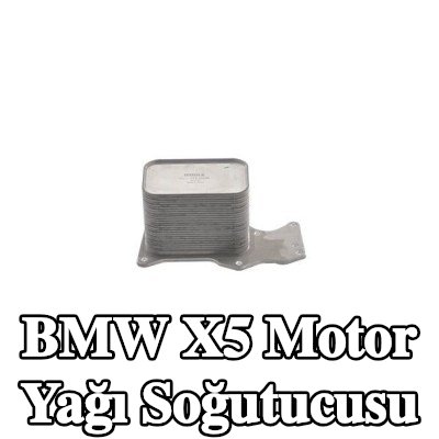 MAHLE Conta/sızdırmazlık elemanları ile motor yağı soğutucusu, yağ filtresi muhafazası olmadan — 2016 BMW X5