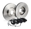 RIDEX Fren diskleri ve balataları seti Ön Aks, içten havalandırmalı, piston klipsli — 2012 BMW 5 Series (3)