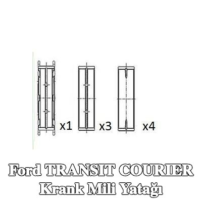 FAI AutoParts Krank mili yatağı — Ford Transit Courier