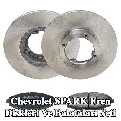 RIDEX Fren diskleri ve balataları seti Ön Aks, düz — Chevrolet Spark