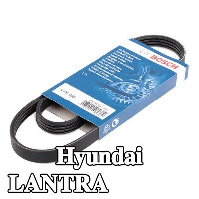 BOSCH حزام سيربنتين 850mm, Number of ribs: 4 — Hyundai Lantra