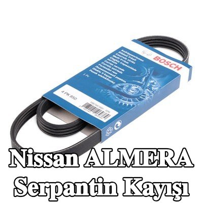 BOSCH Serpantin kayışı 850mm, Number of ribs: 4 — 1997 Nissan Almera