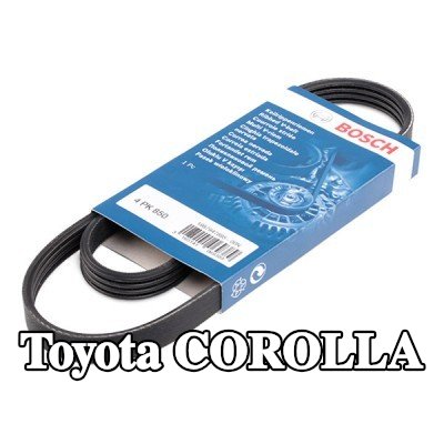 BOSCH حزام سيربنتين 850mm, Number of ribs: 4 — 1997 Toyota Corolla