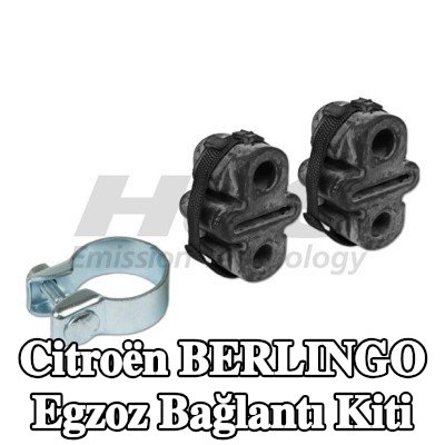 HJS Kelepçeli egzoz bağlantı kiti — 2020 Citroën Berlingo