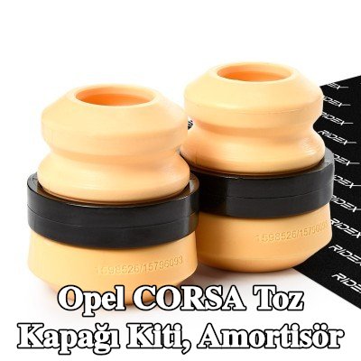 RIDEX Toz kapağı kiti, amortisör Ön aks her iki taraf — 2002 Opel Corsa