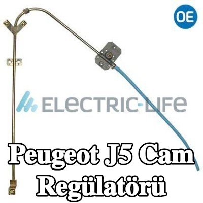 ELECTRIC LIFE Cam regülatörü Sol, Manuel — Peugeot J5
