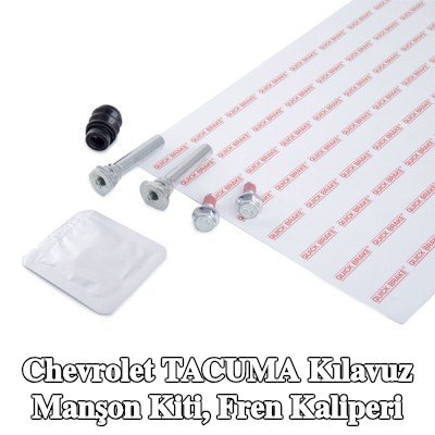 QUICK BRAKE Kılavuz manşon kiti, fren kaliperi — Chevrolet Tacuma
