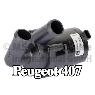 PIERBURG مضخة الماء، سخان الانتظار — Peugeot 407