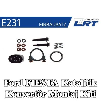 LRT Katalitik konvertör montaj kiti — 1990 Ford Fiesta
