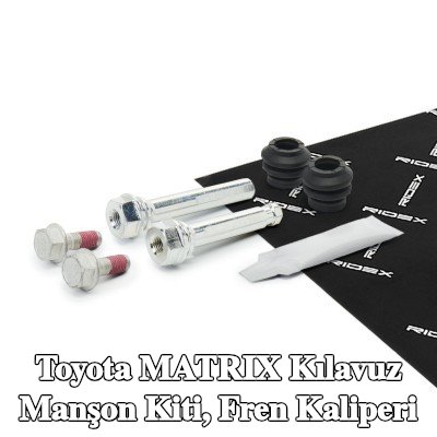 RIDEX Kılavuz manşon kiti, ön aks fren kaliperi — Toyota Matrix