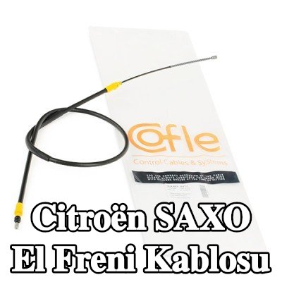 COFLE El freni kablosu Sol Arka, Sağ Arka, 1443/1124mm — Citroën Saxo