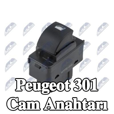 NTY Sol ön cam anahtarı, Sol Arka, Sağ ön, Sağ Arka — Peugeot 301