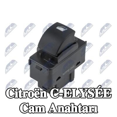 NTY Sol ön cam anahtarı, Sol Arka, Sağ ön, Sağ Arka — Citroën C-elysée