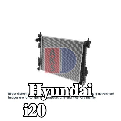 AKS DASIS مبرد المحرك — Hyundai i20