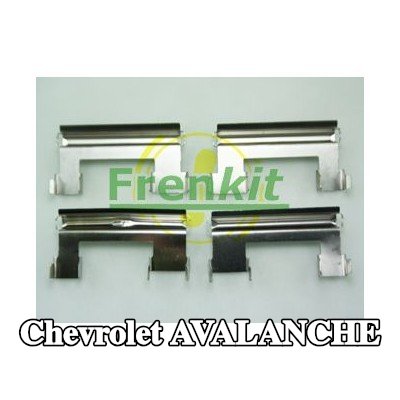 FRENKIT طقم تركيب وسادات الفرامل للمحور الأمامي, المحور الخلفي — Chevrolet Avalanche