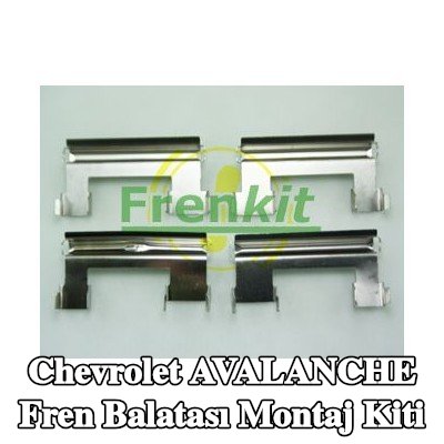 FRENKIT Fren balatası montaj kiti Ön Aks, Arka Aks — Chevrolet Avalanche