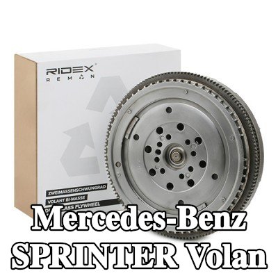 RIDEX REMAN Volan Sürtünme kontrol plakası olmayan çift kütleli volan, pilot yatak ile — 2012 Mercedes-Benz Sprinter