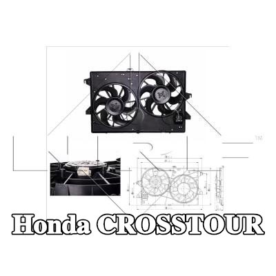 NRF مروحة, المبرد 340mm, مع غطاء مروحة المبرد — Honda Crosstour