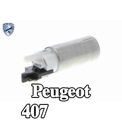 VEMO مضخة الوقود EXPERT KITS +, كهربائي, مع مواد تثبيت/تركيب, بدون وحدة إرسال الخزان — 2004 Peugeot 407