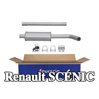 HELLA كاتم صوت وسط مع قطع التثبيت — 2003 Renault Scénic