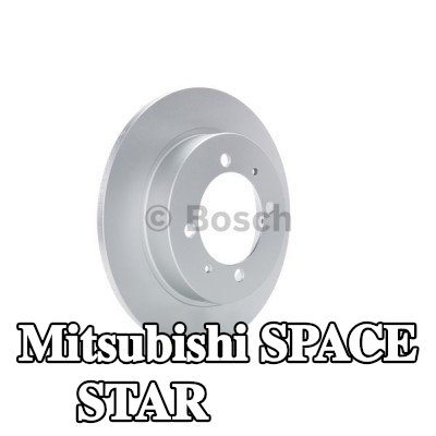 BOSCH القطر الخارجي لقرص المكابح: 260mm, صلب, مطلي — Mitsubishi Space Star