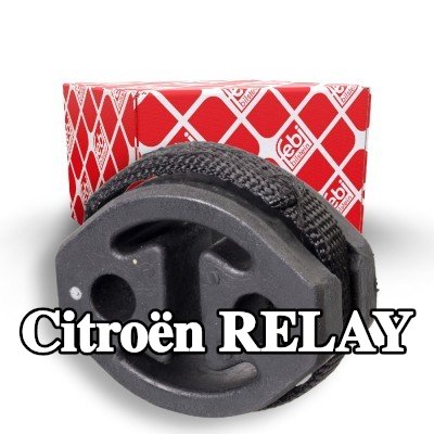 FEBI BILSTEIN مخمد مطاطي, كاتم الصوت المركزي, الخلفي — 2002 Citroën Relay