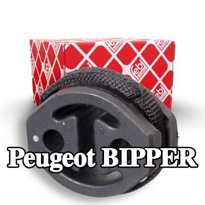 FEBI BILSTEIN مخمد مطاطي, كاتم الصوت المركزي, الخلفي — Peugeot Bipper