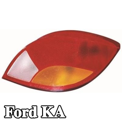 ABAKUS المصباح الخلفي الأيمن, بدون لمبة, بدون حامل لمبة — 2002 Ford Ka