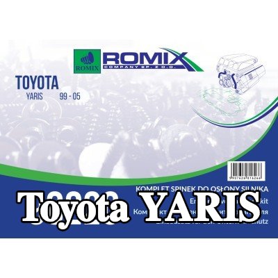 ROMIX عنصر التثبيت، غطاء المحرك — 2000 Toyota Yaris