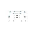 BOSCH Fren pabucu montaj kiti — Kia Sedona (1)