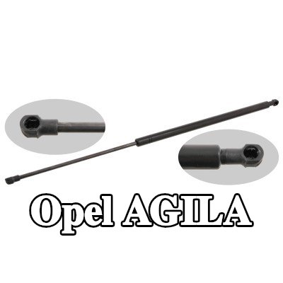 FEBI BILSTEIN دعامة باب صندوق الأمتعة لكلا الجانبين, 643mm — 2002 Opel Agila