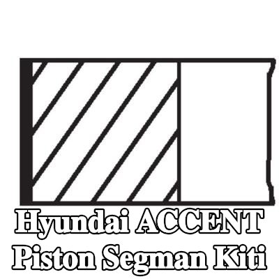 MAHLE Piston Segman Kiti — 2002 Hyundai Accent
