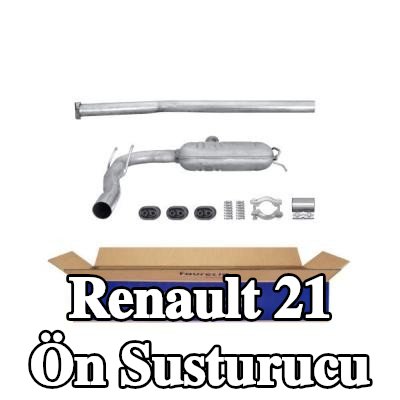 HELLA Ön susturucu Ön, montaj parçaları ile — Renault 21