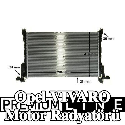 MAHLE Motor radyatörü — 2016 Opel Vivaro