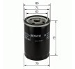 BOSCH İki çek valflı yağ filtresi — SEAT Marbella (3)