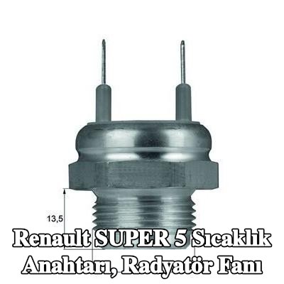 MAHLE Sıcaklık Anahtarı, conta/sızdırmazlık elemanlı radyatör fanı — Renault Super 5