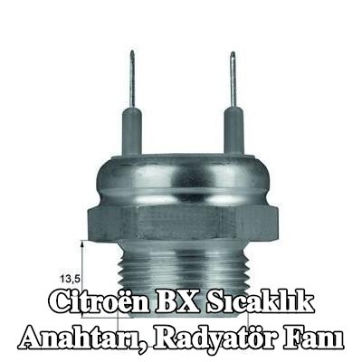 MAHLE Sıcaklık Anahtarı, conta/sızdırmazlık elemanlı radyatör fanı — Citroën Bx