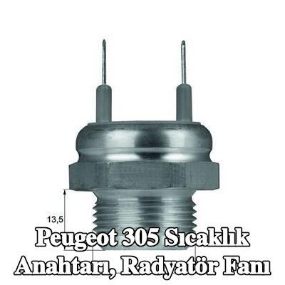 MAHLE Sıcaklık Anahtarı, conta/sızdırmazlık elemanlı radyatör fanı — Peugeot 305