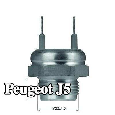 MAHLE مفتاح درجة الحرارة, مروحة المبرد مع حشية/مانع تسرب — Peugeot J5