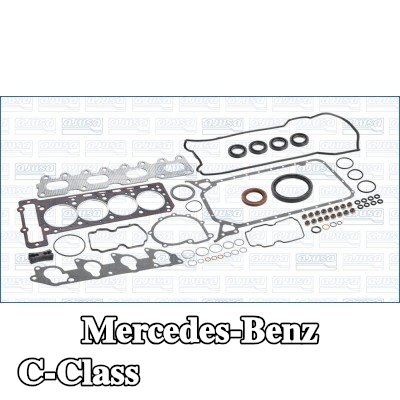 AJUSA مجموعة حشيات كاملة, محرك مزود بحشية رأس الأسطوانة, مع أختام ساق الصمام, FIBERMAX — 1997 Mercedes-Benz C-Class